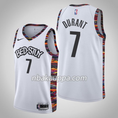 Brooklyn Nets Kevin Durant 7 Nike 2019-2020 City Edition Pelipaidat Swingman - Miesten